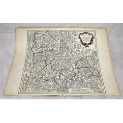 Gouvernement General du Dauphine divise par Bailliages, par Robert. (Original Map)